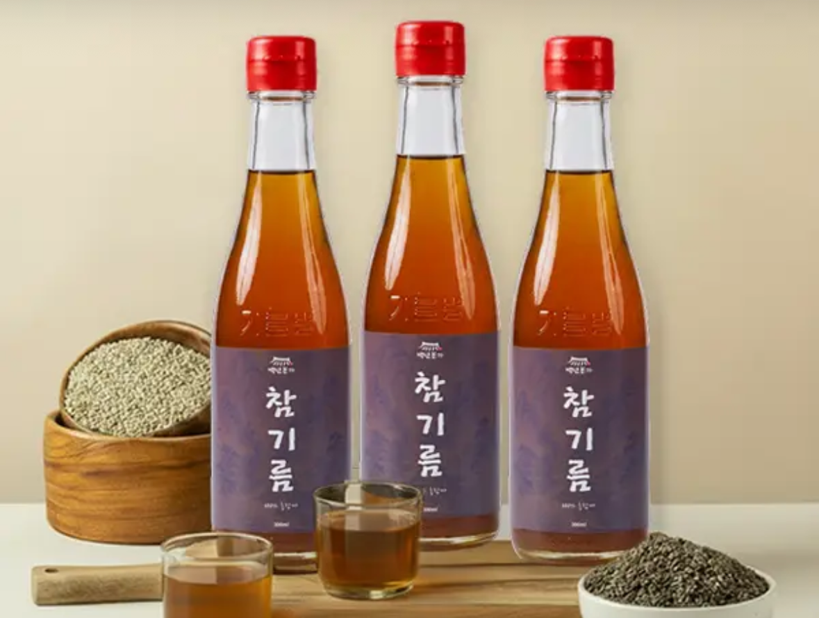 백년본가 참기름 (350ml×3개)