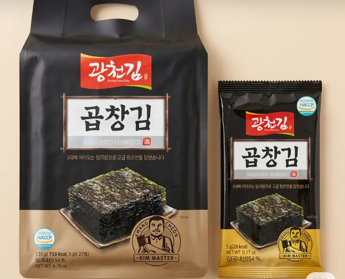광천김 곱창김 도시락김 (5g×27개)